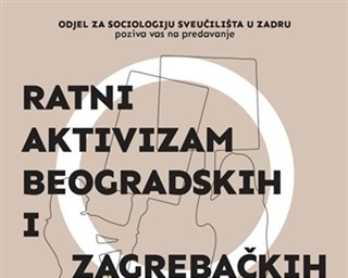 Gostujuće predavanje "Ratni aktivizam beogradskih i zagrebačkih feministkinja 1990-ih"